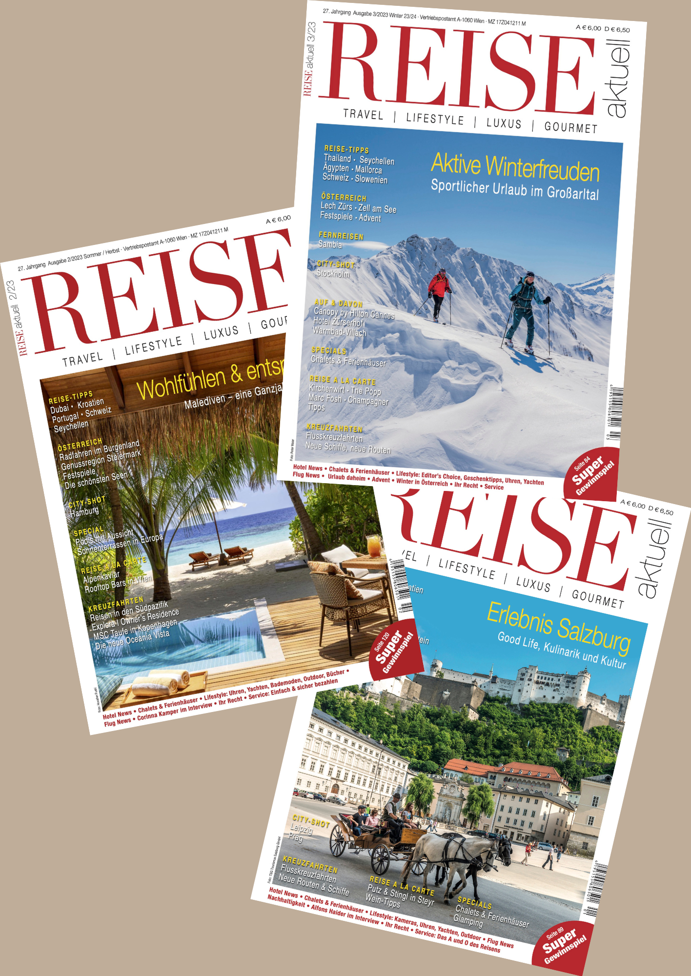 REISE-aktuell print Abonnement